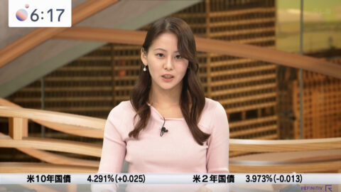 藤井由依_Newsモーニングサテライト_20250307_020