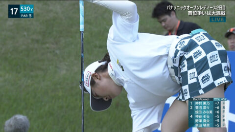 佐久間朱莉_パナソニックオープンレディースゴルフトーナメント 2日目_20250503_030
