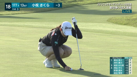 小祝さくら_パナソニックオープンレディースゴルフトーナメント 2日目_20250503_047
