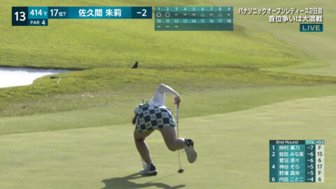 佐久間朱莉_パナソニックオープンレディースゴルフトーナメント 2日目_20250503_004
