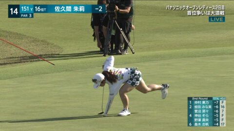 佐久間朱莉_パナソニックオープンレディースゴルフトーナメント 2日目_20250503_007