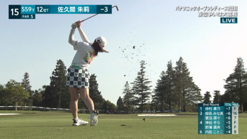 佐久間朱莉_パナソニックオープンレディースゴルフトーナメント 2日目_20250503_012