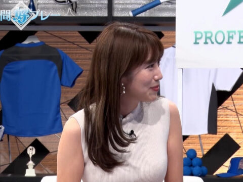 中川安奈_プロ野球ニュース 月間好プレー_20250504_GIF動画_001