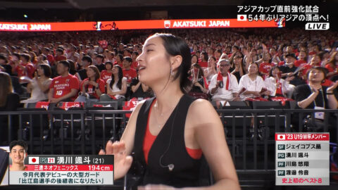 広瀬すず_バスケットボール男子 アジアカップ直前強化試合_20250719_039