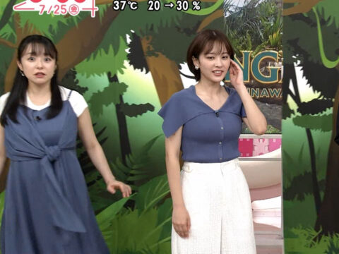 河出奈都美_Oha!4 NEWS LIVE_20250725_GIF動画_002