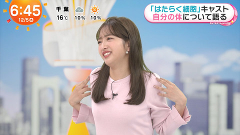 藤本万梨乃_めざましテレビ_20241205_025