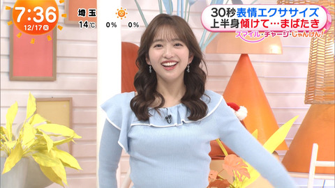 藤本万梨乃_めざましテレビ_20241217_025